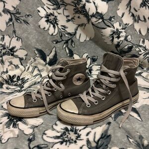 Converse Charcoal High-Top Sneakers